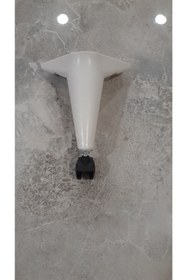 Resim MUTLU ALIŞVERİŞ MERKEZİ Tekerlekli Sihirli Sehpa Masa Ayağı 360 Derece Dönebilen 20 Cm 1 Adet Beyaz 