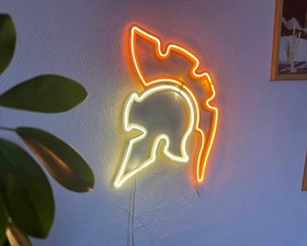 Resim Şövalye Neon Tabela - Kumandasız 