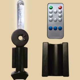 Resim Çok Fonksiyonlu, Kumandalı, USB Şarjlı Duvar Aplikesi, Şık Siyah Tasarım 