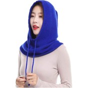 Resim Kadın Balaklava Kapşonlu Şapka Kış Kaşmir Örgü Şapka Kayak Maskesi Kayak Şapkası Açık Hava Mavi Diğer 