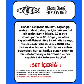 Resim Atik Camp Fishack EasyCast Kıyı Olta Seti M - 2.70MT/30-60GR 