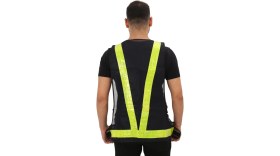 Resim Evimdeyokyok Reflektörlü Yelek Yüksek Görünümlü - Motosiklet, Bisiklet ve Scooter (Yeni Yasaya Uygun) 