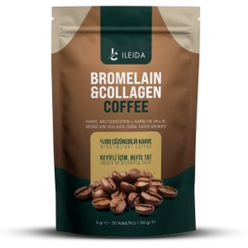 Resim İLEİDA Bromelain & Collagen Coffee 3g x 30 Adet 