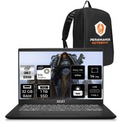 Resim MSI Modern 14 i7 1355U 32GB 1TB SSD 14" FHD 60Hz FDOS Taşınabilir Bilgisayar F13MG & PER4 ÇANTA 