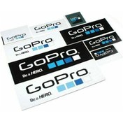 Resim Gopro Etiket / Sticker Takımı 9 Parça 