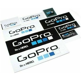 Resim Gopro Etiket / Sticker Takımı 9 Parça 