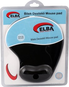 Resim Elba K06152 Siyah Bileklikli Jel Mousepad 