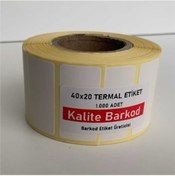Resim Kalite Barkod 15 Rulo Termal Etiket 40X20 MM 