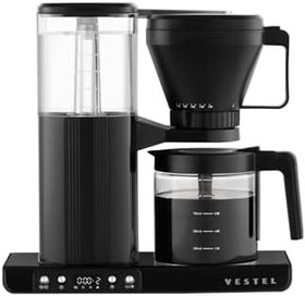 Resim Vestel Brew 50 Retro Siyah Filtre Kahve Makinesi 