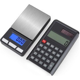 Resim Lcd Ekran Elektronik Hesap Makineli Hassas Dijital Takı Altın Gram Ölçer Terazi 500g 0.1g 