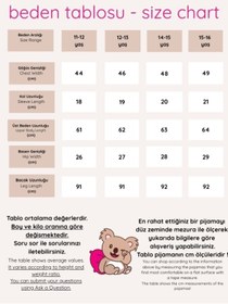 Resim Tarık Çocuk Gri 3 Düğmeli Desenli %100 Pamuk Penye Kısa Kol Pijama Takımı-Baba Oğul Modeli-TEK ÜRÜN FİYATI 