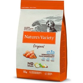 Resim Natures Variety Junior Somonlu Tahılsız Yavru Köpek Maması 10 Kg 