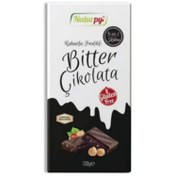 Resim NATURPY Glutensiz Fındıklı Bitter Çikolata 100g 