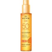 Resim Nuxe Sun Huile SPF50 Bronzlaştırıcı Yüz Ve Vücut Yağı 150ml 