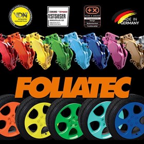 Resim Foliatec Jant Metal Sprey Metalik Gümüş Mat Folyo Yüzey Kaplama Seti 2x400 ML 