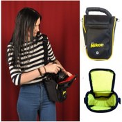 Resim PDX Nikon D90 Dslr, Fotoğraf Makinesi Için V, Üçgen Çanta 