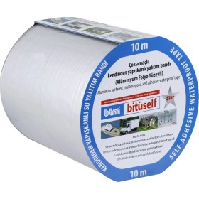 Resim Bitüself Folyolu Oto Ses Su Yalıtım Bantı Bandı 15 cm (Pütürsüz) 