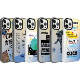 Resim Apple Uyumlu iPhone 12 Pro Max Uyumlu Desenli Dragon Sert Kılıf-klavye - 