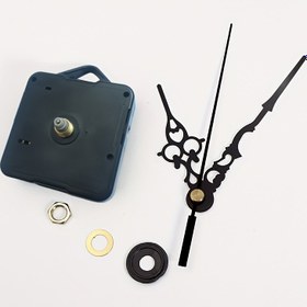 Resim 1/4 Set Hareket Mil Kuvars Saat Mekanizması Sessiz DIY Duvar Saati Parçaları, Tamir ve Yedek Saat Aksesuarları Kiti 