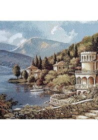 Resim Manzara Serisi-25 Dokuma Goblen Kumaş-Panoramik Manzara 