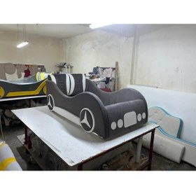 Resim Puf Bebe Montessori Serisi_yumuşacık Puf_çocuk_bebek_arabalı Yatak 90x190 Ölçüde (yatak Dahildir 