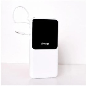 Resim Linkage Lkp-24 10000mah 2xusb, Dahili Micro,type-c Lightning Kablo Lcd Güç Götergeli Powerbank 