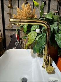 Resim İsaoğlu Yapı Gold Mutfak Bataryası Arıtmalı Evye Armatür Gold Mutfak Bataryası Arıtıcılı Gold 
