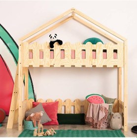 Resim Markaawm Markaawm Oyun Alanlı Montessori Ranza Yatak Ahşap Çocuk Ranza 