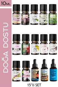 Resim Le Balvo 15'li Set Uçucu Yağ Buhurdanlık Esansı Oda Kokusu Esansiyel Yağ Oda Difüzörü Esansı Buhur Yağı 10ml 