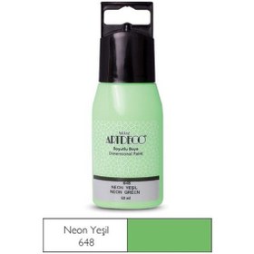 Resim Artdeco Neon Boyutlu Boncuk Boya 60 Ml. 648 Neon Yeşil 