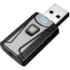 Resim Cbtx T18 USB Bluetooth Ses Alıcı Verici Mini 3.5 MM Jack Aux Adaptörü 