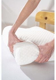 Resim Rivaistanbul Valessa Viscon Ortopedik Yastık Büyük Boy 40x60x12 Cm Beyaz 