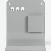 Resim Rarart Concept Gri Metal Anahtarlık - Fonksiyonel Düzenleyici - Multiguna 