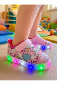 Resim Surpie Shoes Kız Çocuk Işıklı Ayakkabı, Çocuk Günlük Ayakkabı 