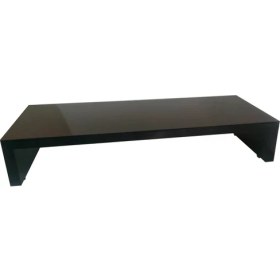 Resim Wooden Gold Oyuncu Monitörleri Için 16 cm Yükseklikte Stand Siyah 60 cm x 28 cm Üst Tablalı 