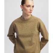 Resim İpekyol Hotfix Baskılı Kadın Sweatshirt (IW6250091024) 
