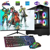 Resim ROGAME i5 14400F 16GB DDR4 1TB m2 12GB RTX4070 24" 100Hz Monitörlü Oyun Bilgisayarı 