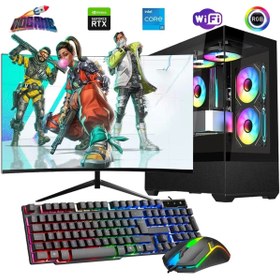 Resim ROGAME i5 14400F 16GB DDR4 1TB m2 12GB RTX4070 24" 100Hz Monitörlü Oyun Bilgisayarı 