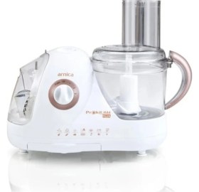 Resim 800W Compact Mutfak Robotu, Şık Beyaz Tasarım, Çok Fonksiyonlu ve Dayanıklı 