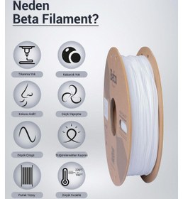 Resim Beta Tpu 95a Filament White 