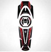 Resim Bajaj Pulsar Tank Pad Dark Flame Serisi Kırmızı-Siyah 