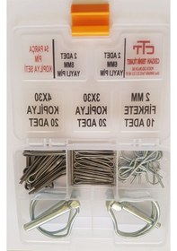 Resim Kopilya-Yaylı Pim-Firkete Seti 54 Parça 