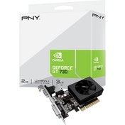 Resim PNY NVIDIA GeForce GT 730 VCGGT7302XPB-BB 2 GB GDDR3 64 Bit Ekran Kartı 