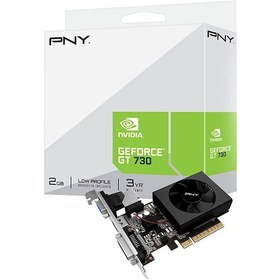 Resim PNY NVIDIA GeForce GT 730 VCGGT7302XPB-BB 2 GB GDDR3 64 Bit Ekran Kartı 
