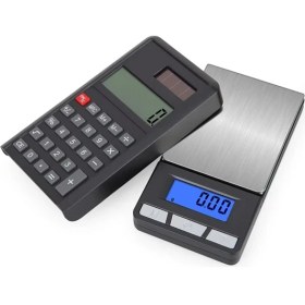 Resim Hsc Bilişim LCD Ekran Elektronik Hesap Makineli Hassas Dijital Takı Altın Gram Ölçer Terazi (500G 0.1g) 