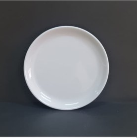 Resim 4 Adet Kırılmaz Melamin Düz Tatlı & Yemek Servis Tabağı 25 Cm - Beyaz Beyaz 