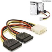 Resim Bilgisayar Sata Power Ikili Kablo Çoklayıcı 