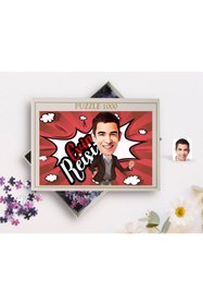 Resim Bk Gift Kişiye Özel Evin Reisi Karikatürlü 1000 Parça Profesyonel Puzzle-1 