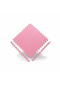 Resim 50x50 13mm Damla Desen Puzzle Tatami Minder Spor Yoga Pilates Oyun Matı Pembe 