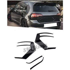 Resim Volkswagen Golf 7 Stop Çerçevesi Parlak Siyah 